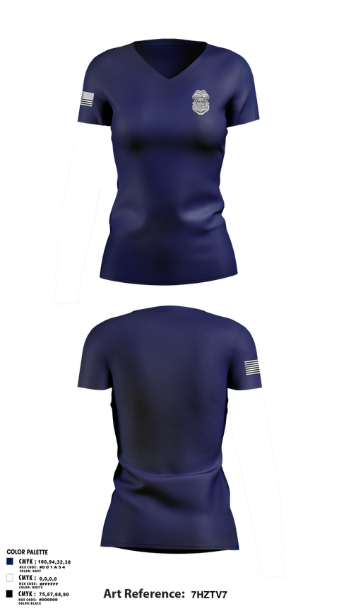 Womens Short Sleeve Vneck Shirt, Military Police, , Teamtime, Team time, sublimation, custom sports apparel, team uniforms, spirit wear, spiritwear, sports uniforms, custom shirts, team store, custom team store, fundraiser sports, apparel fundraiser