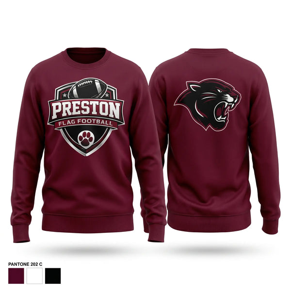 Crew Neck Sweatshirt, Preston Panthers, , Teamtime, Team time, sublimation, custom sports apparel, team uniforms, spirit wear, spiritwear, sports uniforms, custom shirts, team store, custom team store, fundraiser sports, apparel fundraiser