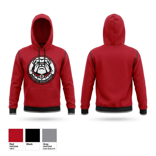 Hoodie, Hickman County Bulldogs, , Teamtime, Team time, sublimation, custom sports apparel, team uniforms, spirit wear, spiritwear, sports uniforms, custom shirts, team store, custom team store, fundraiser sports, apparel fundraiser