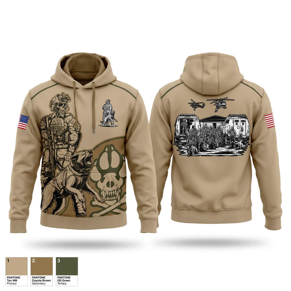 Hoodie, 39 SFS K9, Air Force, Teamtime, Team time, sublimation, custom sports apparel, team uniforms, spirit wear, spiritwear, sports uniforms, custom shirts, team store, custom team store, fundraiser sports, apparel fundraiser