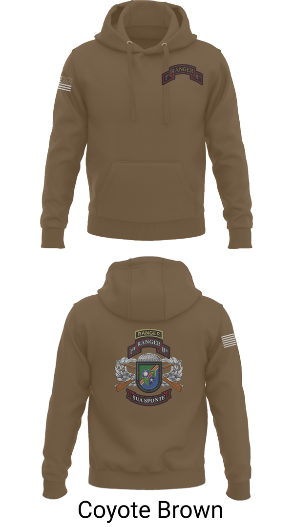 Hoodie, 1/75 Ranger Battalion, Army, Teamtime, Team time, sublimation, custom sports apparel, team uniforms, spirit wear, spiritwear, sports uniforms, custom shirts, team store, custom team store, fundraiser sports, apparel fundraiser
