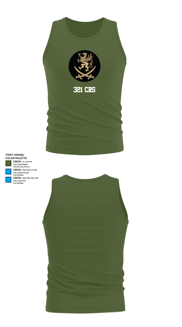 Tank Top, 321 CRS, , Teamtime, Team time, sublimation, custom sports apparel, team uniforms, spirit wear, spiritwear, sports uniforms, custom shirts, team store, custom team store, fundraiser sports, apparel fundraiser