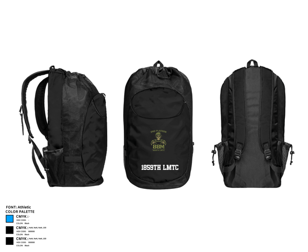 Gear Bag, 1859th LMTC, National Guard, Teamtime, Team time, sublimation, custom sports apparel, team uniforms, spirit wear, spiritwear, sports uniforms, custom shirts, team store, custom team store, fundraiser sports, apparel fundraiser