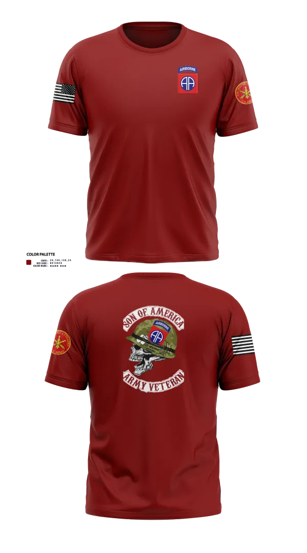 Short Sleeve Performance Shirt, 82d ABN DIV, , Teamtime, Team time, sublimation, custom sports apparel, team uniforms, spirit wear, spiritwear, sports uniforms, custom shirts, team store, custom team store, fundraiser sports, apparel fundraiser