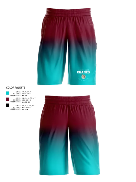 Athletic Shorts With Pockets, Gladys Jung Cranes Cross Country, Cross Country, Teamtime, Team time, sublimation, custom sports apparel, team uniforms, spirit wear, spiritwear, sports uniforms, custom shirts, team store, custom team store, fundraiser sports, apparel fundraiser
