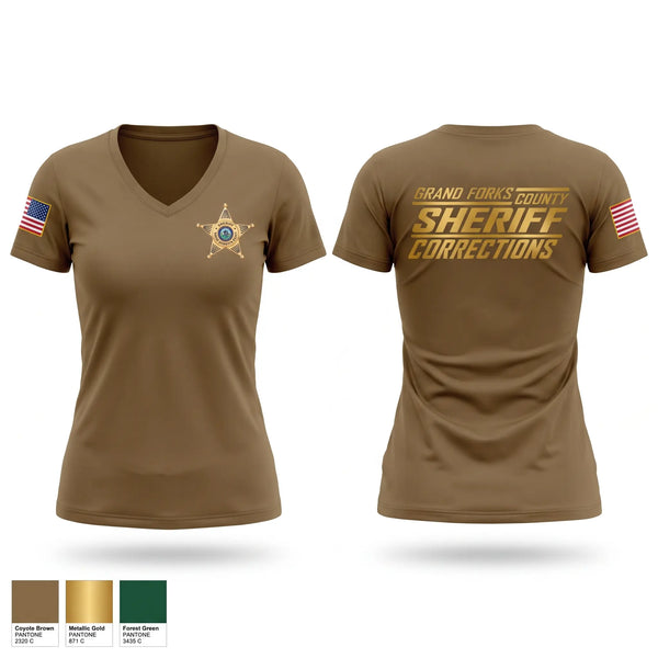 Womens Short Sleeve Vneck Shirt, GFCCC, Police, Teamtime, Team time, sublimation, custom sports apparel, team uniforms, spirit wear, spiritwear, sports uniforms, custom shirts, team store, custom team store, fundraiser sports, apparel fundraiser