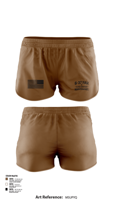 Ranger Panties, 6-37 Field Artillery, Army, Teamtime, Team time, sublimation, custom sports apparel, team uniforms, spirit wear, spiritwear, sports uniforms, custom shirts, team store, custom team store, fundraiser sports, apparel fundraiser