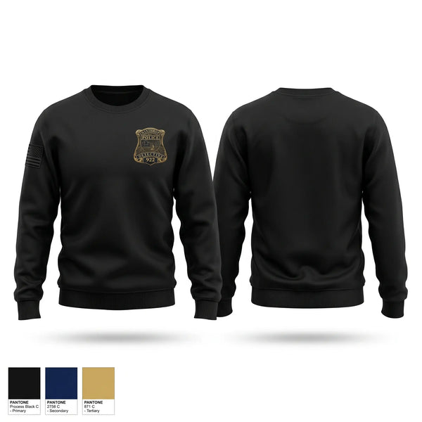 Crew Neck Sweatshirt, Winthrop Police Detectives, Police, Teamtime, Team time, sublimation, custom sports apparel, team uniforms, spirit wear, spiritwear, sports uniforms, custom shirts, team store, custom team store, fundraiser sports, apparel fundraiser