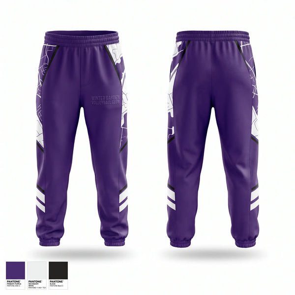 Sweatpants, WINTER GARDEN VOLLEYBALL CLUB, Women's Volleyball, Teamtime, Team time, sublimation, custom sports apparel, team uniforms, spirit wear, spiritwear, sports uniforms, custom shirts, team store, custom team store, fundraiser sports, apparel fundraiser
