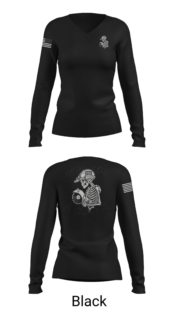 Womens Long Sleeve Vneck Shirt, 812 CES, Air Force, Teamtime, Team time, sublimation, custom sports apparel, team uniforms, spirit wear, spiritwear, sports uniforms, custom shirts, team store, custom team store, fundraiser sports, apparel fundraiser