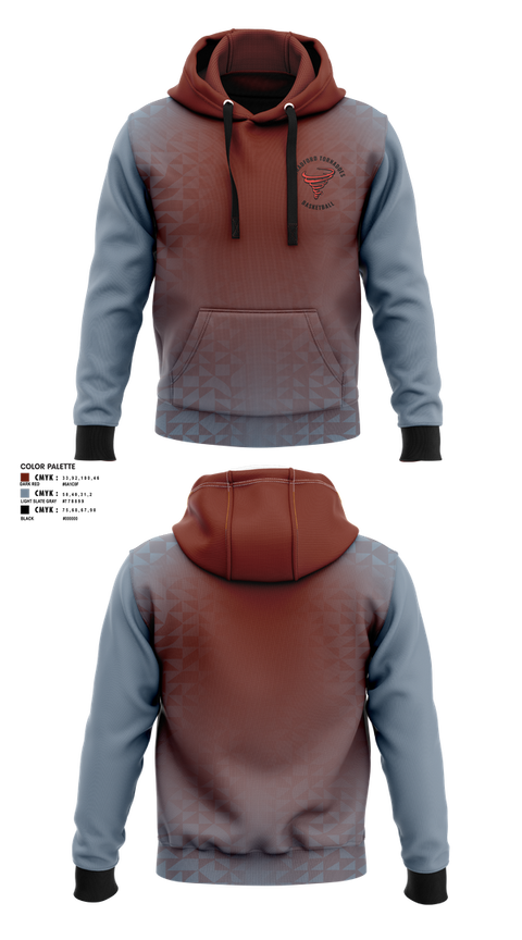 Hoodie, Bradford Middle School Tornadoes, Women's Basketball, Teamtime, Team time, sublimation, custom sports apparel, team uniforms, spirit wear, spiritwear, sports uniforms, custom shirts, team store, custom team store, fundraiser sports, apparel fundraiser