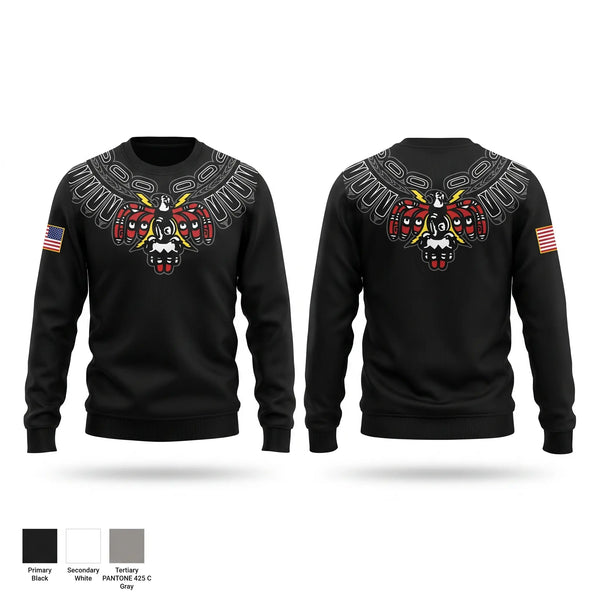 Crew Neck Sweatshirt, Lower Elwha Police Department, Police, Teamtime, Team time, sublimation, custom sports apparel, team uniforms, spirit wear, spiritwear, sports uniforms, custom shirts, team store, custom team store, fundraiser sports, apparel fundraiser