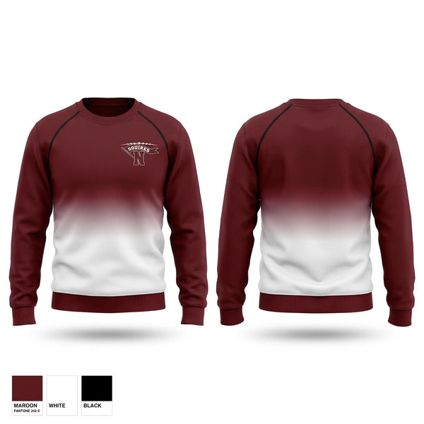 Crew Neck Sweatshirt, Squires, , Teamtime, Team time, sublimation, custom sports apparel, team uniforms, spirit wear, spiritwear, sports uniforms, custom shirts, team store, custom team store, fundraiser sports, apparel fundraiser