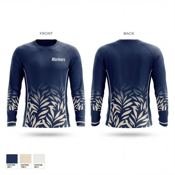 Long Sleeve Performance Shirt, Mariners, Baseball, Teamtime, Team time, sublimation, custom sports apparel, team uniforms, spirit wear, spiritwear, sports uniforms, custom shirts, team store, custom team store, fundraiser sports, apparel fundraiser