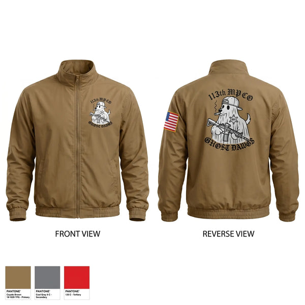 Windbreaker, 113th MP CO, Army, Teamtime, Team time, sublimation, custom sports apparel, team uniforms, spirit wear, spiritwear, sports uniforms, custom shirts, team store, custom team store, fundraiser sports, apparel fundraiser
