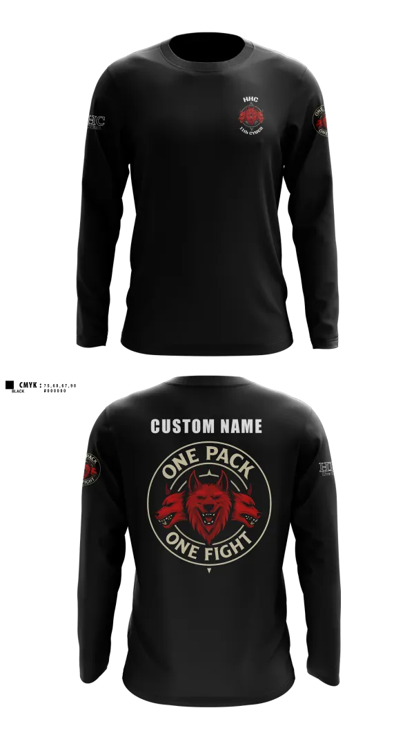 Long Sleeve Performance Shirt, HHC, 11th CYB, Army, Teamtime, Team time, sublimation, custom sports apparel, team uniforms, spirit wear, spiritwear, sports uniforms, custom shirts, team store, custom team store, fundraiser sports, apparel fundraiser