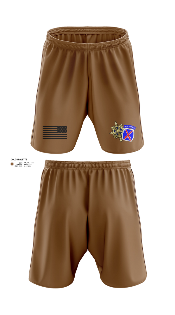 Athletic Shorts With Pockets, 10th MTN, G2 ACE, Army, Teamtime, Team time, sublimation, custom sports apparel, team uniforms, spirit wear, spiritwear, sports uniforms, custom shirts, team store, custom team store, fundraiser sports, apparel fundraiser