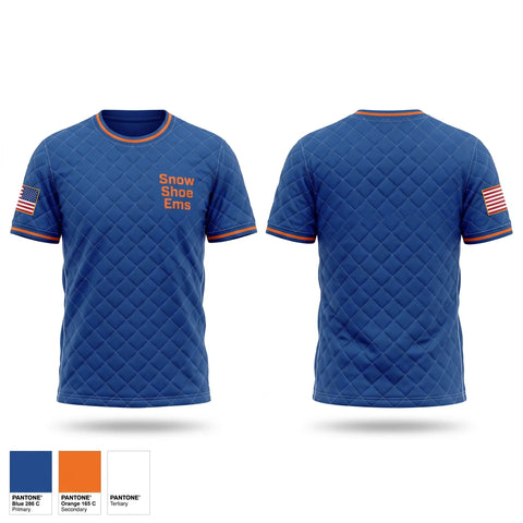 Old School Cotton Feel Shirt, Snow Shoe Ems, EMS/EMT, Teamtime, Team time, sublimation, custom sports apparel, team uniforms, spirit wear, spiritwear, sports uniforms, custom shirts, team store, custom team store, fundraiser sports, apparel fundraiser
