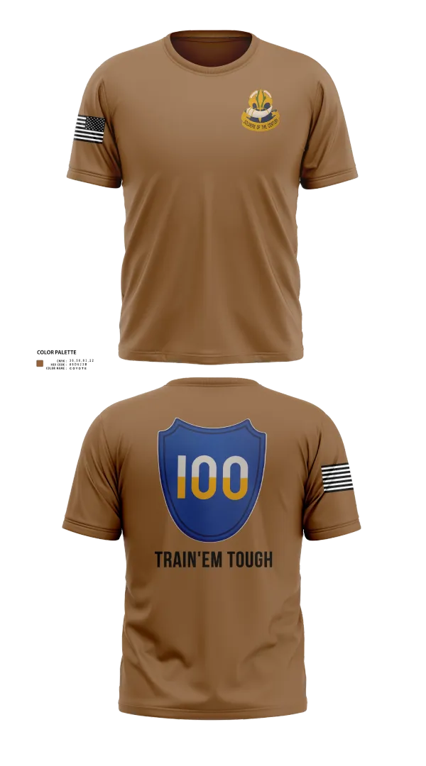 Short Sleeve Performance Shirt, 100th Training Division, Army, Teamtime, Team time, sublimation, custom sports apparel, team uniforms, spirit wear, spiritwear, sports uniforms, custom shirts, team store, custom team store, fundraiser sports, apparel fundraiser