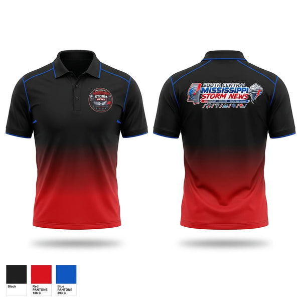 Short Sleeve Performance Polo, South central Mississippi storm chasers, , Teamtime, Team time, sublimation, custom sports apparel, team uniforms, spirit wear, spiritwear, sports uniforms, custom shirts, team store, custom team store, fundraiser sports, apparel fundraiser