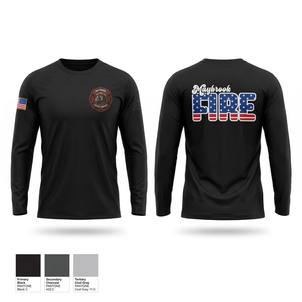 Long Sleeve Performance Shirt, Maybrook Fire Department, Fire Department, Teamtime, Team time, sublimation, custom sports apparel, team uniforms, spirit wear, spiritwear, sports uniforms, custom shirts, team store, custom team store, fundraiser sports, apparel fundraiser