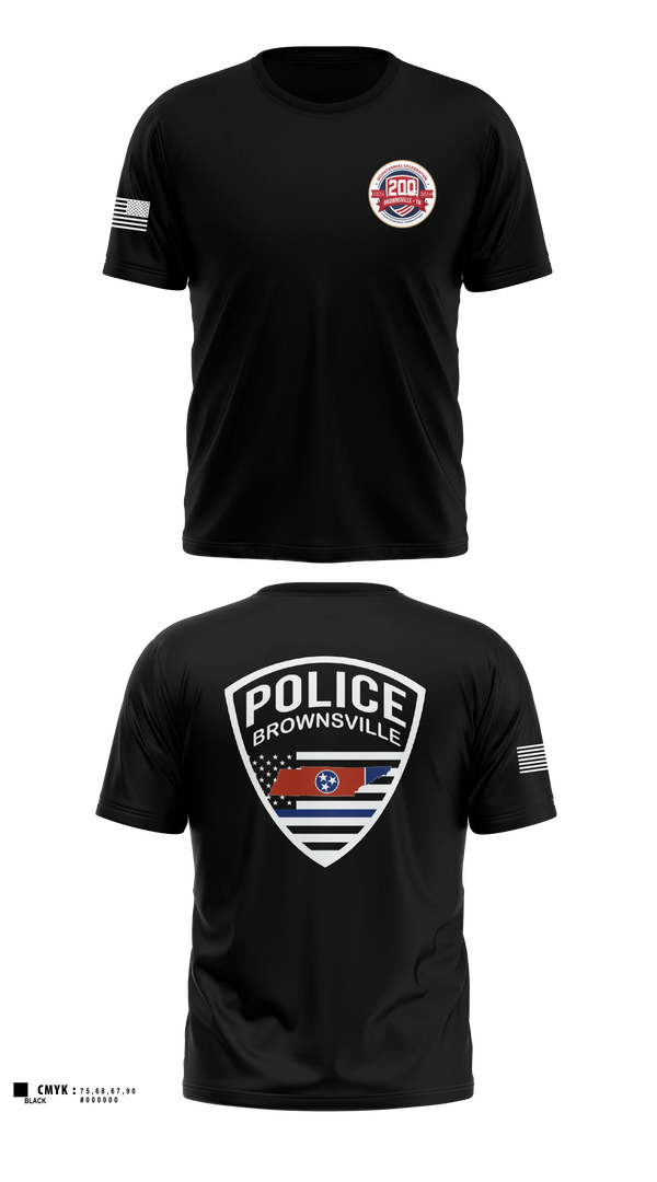 Short Sleeve Performance Shirt, Brownsville Police Department, Police, Teamtime, Team time, sublimation, custom sports apparel, team uniforms, spirit wear, spiritwear, sports uniforms, custom shirts, team store, custom team store, fundraiser sports, apparel fundraiser