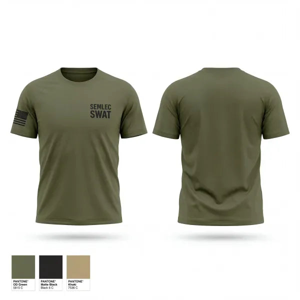 Old School Cotton Feel Shirt, SEMLEC SWAT, Police, Teamtime, Team time, sublimation, custom sports apparel, team uniforms, spirit wear, spiritwear, sports uniforms, custom shirts, team store, custom team store, fundraiser sports, apparel fundraiser