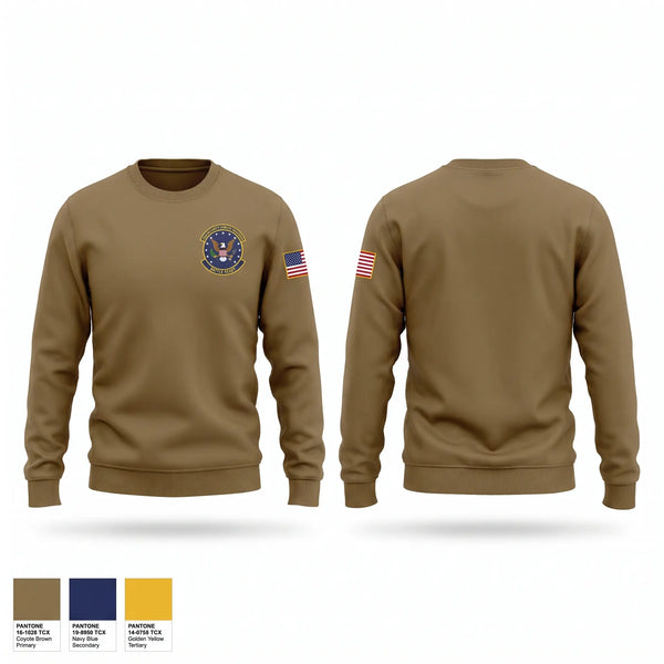 Crew Neck Sweatshirt, 633 SFS The best section S3T, Air Force, Teamtime, Team time, sublimation, custom sports apparel, team uniforms, spirit wear, spiritwear, sports uniforms, custom shirts, team store, custom team store, fundraiser sports, apparel fundraiser
