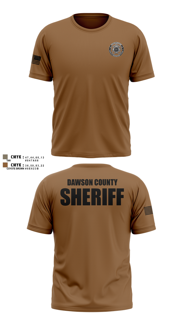 Short Sleeve Performance Shirt, Dawson County Sheriff’s Office, Police, Teamtime, Team time, sublimation, custom sports apparel, team uniforms, spirit wear, spiritwear, sports uniforms, custom shirts, team store, custom team store, fundraiser sports, apparel fundraiser