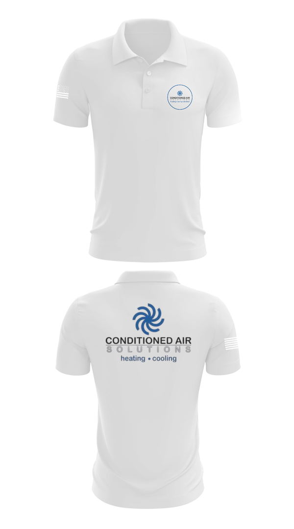 Short Sleeve Performance Polo, Conditioned Air Solutions, , Teamtime, Team time, sublimation, custom sports apparel, team uniforms, spirit wear, spiritwear, sports uniforms, custom shirts, team store, custom team store, fundraiser sports, apparel fundraiser
