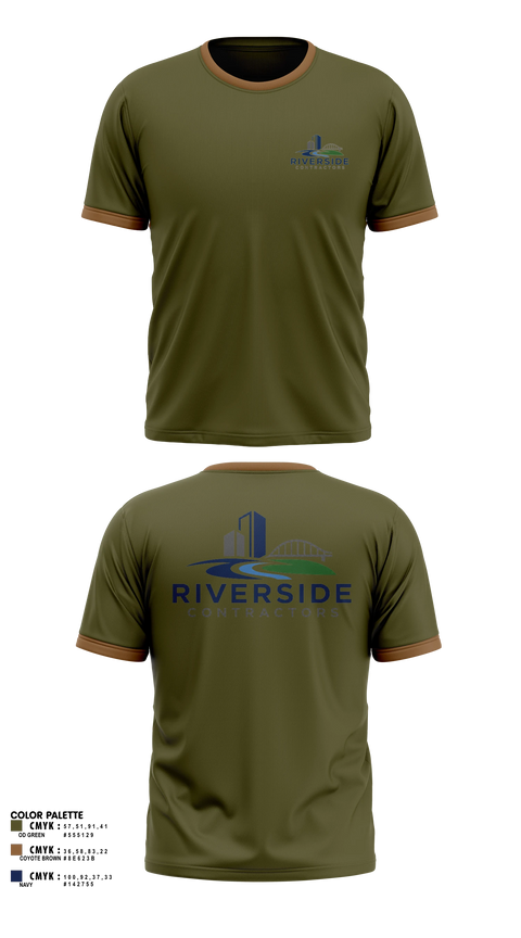 Short Sleeve Performance Shirt, Riverside Contractors LLC, , Teamtime, Team time, sublimation, custom sports apparel, team uniforms, spirit wear, spiritwear, sports uniforms, custom shirts, team store, custom team store, fundraiser sports, apparel fundraiser