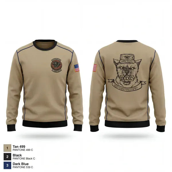 Crew Neck Sweatshirt, DET 890 JMU, Air Force, Teamtime, Team time, sublimation, custom sports apparel, team uniforms, spirit wear, spiritwear, sports uniforms, custom shirts, team store, custom team store, fundraiser sports, apparel fundraiser