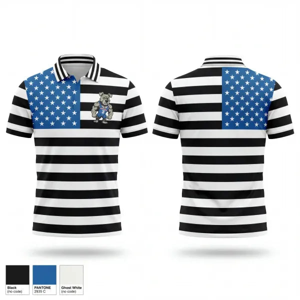 Short Sleeve Performance Polo, THE DOG POUND, Wrestling, Teamtime, Team time, sublimation, custom sports apparel, team uniforms, spirit wear, spiritwear, sports uniforms, custom shirts, team store, custom team store, fundraiser sports, apparel fundraiser
