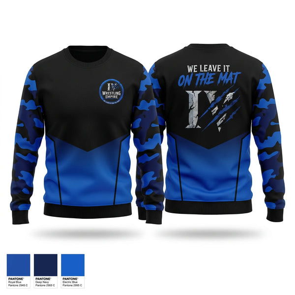 Crew Neck Sweatshirt, imperial valley wrestling empire, Wrestling, Teamtime, Team time, sublimation, custom sports apparel, team uniforms, spirit wear, spiritwear, sports uniforms, custom shirts, team store, custom team store, fundraiser sports, apparel fundraiser