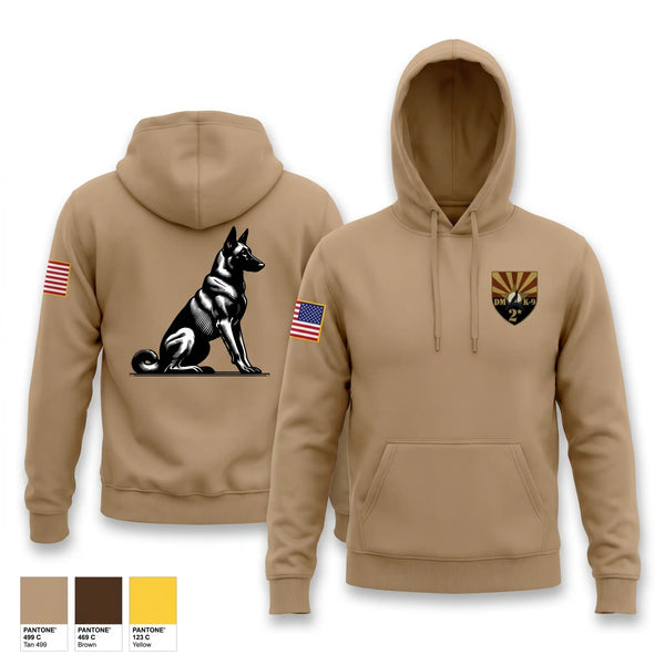 Hoodie, 355 K9, Air Force, Teamtime, Team time, sublimation, custom sports apparel, team uniforms, spirit wear, spiritwear, sports uniforms, custom shirts, team store, custom team store, fundraiser sports, apparel fundraiser