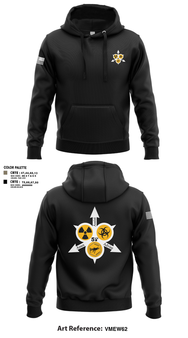 Hoodie, 51st WMD-CST, , Teamtime, Team time, sublimation, custom sports apparel, team uniforms, spirit wear, spiritwear, sports uniforms, custom shirts, team store, custom team store, fundraiser sports, apparel fundraiser