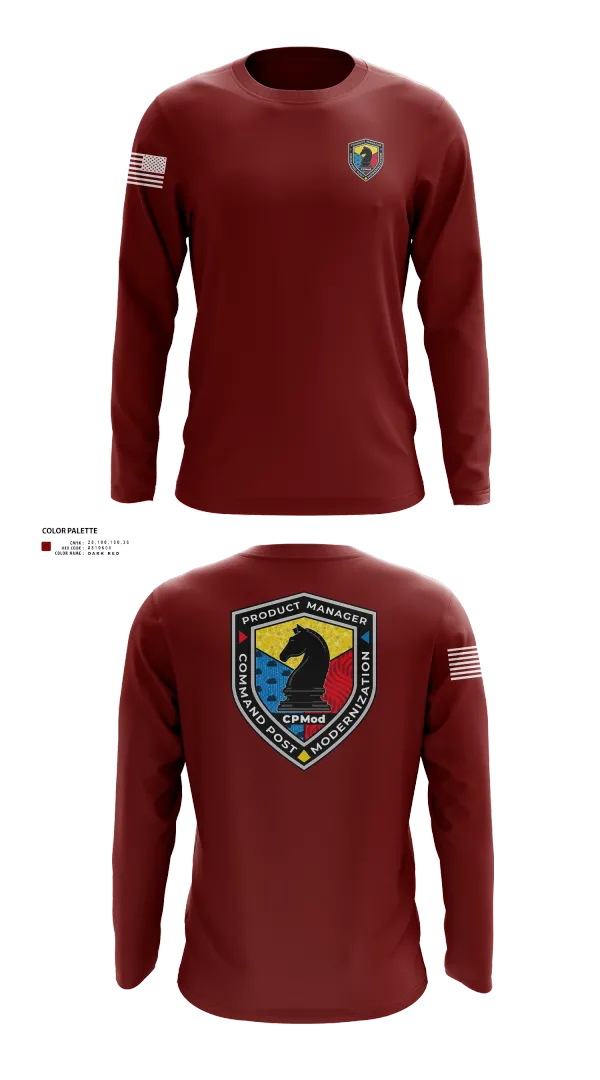 Long Sleeve Performance Shirt, Command Post Modernization, , Teamtime, Team time, sublimation, custom sports apparel, team uniforms, spirit wear, spiritwear, sports uniforms, custom shirts, team store, custom team store, fundraiser sports, apparel fundraiser