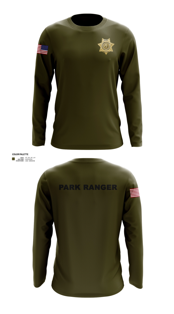 Long Sleeve Performance Shirt, Alabama Historical Ironworks Commison Park Ranger, Police, Teamtime, Team time, sublimation, custom sports apparel, team uniforms, spirit wear, spiritwear, sports uniforms, custom shirts, team store, custom team store, fundraiser sports, apparel fundraiser