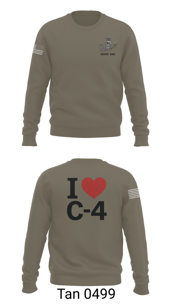 Crew Neck Sweatshirt, 5th EOD, Air Force, Teamtime, Team time, sublimation, custom sports apparel, team uniforms, spirit wear, spiritwear, sports uniforms, custom shirts, team store, custom team store, fundraiser sports, apparel fundraiser