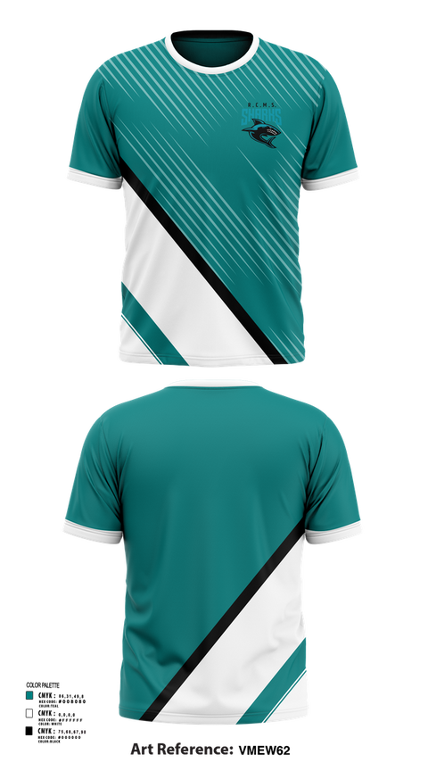 Short Sleeve Performance Shirt, Rosemary Clarke Middle School Cheer, Cheer, Teamtime, Team time, sublimation, custom sports apparel, team uniforms, spirit wear, spiritwear, sports uniforms, custom shirts, team store, custom team store, fundraiser sports, apparel fundraiser