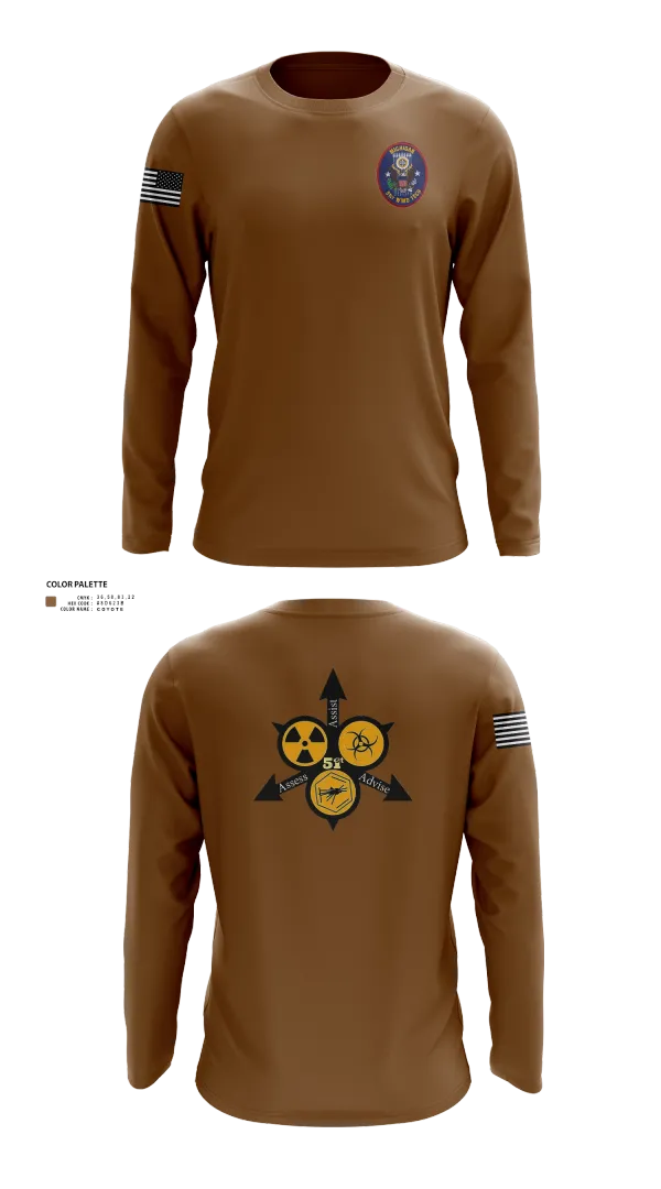 Long Sleeve Performance Shirt, , Army, Teamtime, Team time, sublimation, custom sports apparel, team uniforms, spirit wear, spiritwear, sports uniforms, custom shirts, team store, custom team store, fundraiser sports, apparel fundraiser