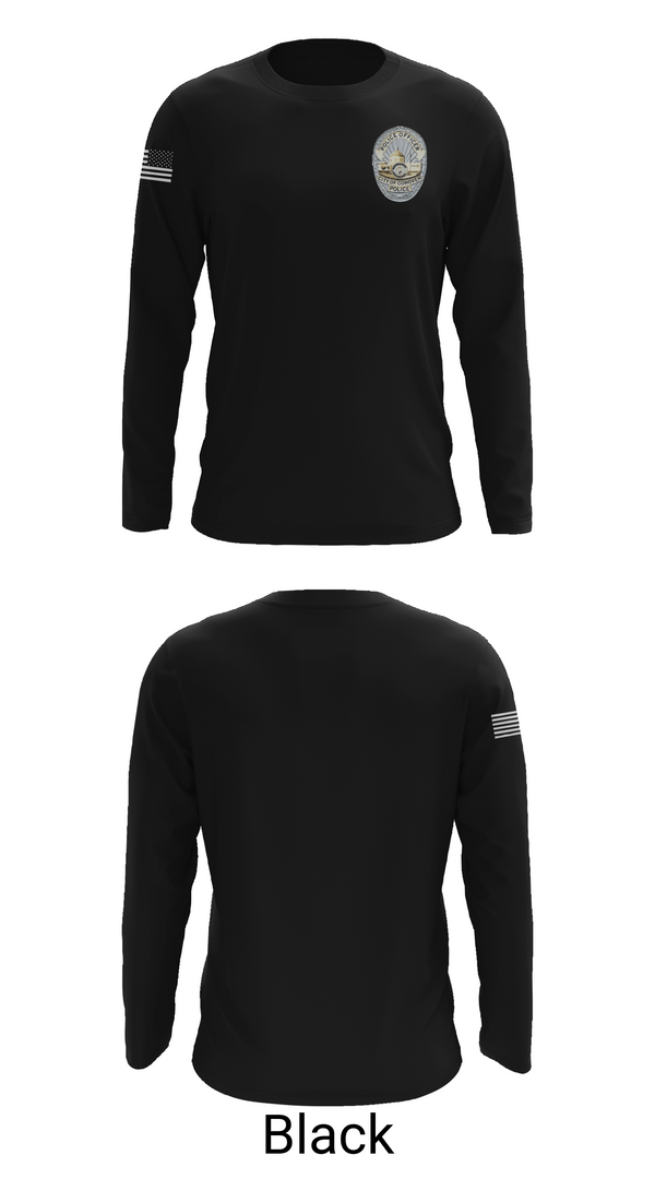 Long Sleeve Performance Shirt, Conover PD, Police, Teamtime, Team time, sublimation, custom sports apparel, team uniforms, spirit wear, spiritwear, sports uniforms, custom shirts, team store, custom team store, fundraiser sports, apparel fundraiser