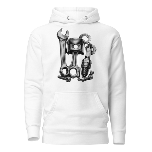 Unisex Hoodie - 1 - White