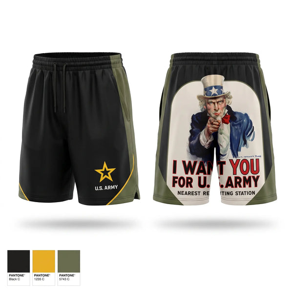 Athletic Shorts With Pockets, Alaska Army Recruiting, Army, Teamtime, Team time, sublimation, custom sports apparel, team uniforms, spirit wear, spiritwear, sports uniforms, custom shirts, team store, custom team store, fundraiser sports, apparel fundraiser