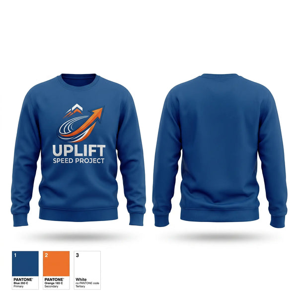 Crew Neck Sweatshirt, Uplift speed Project, Track & Field, Teamtime, Team time, sublimation, custom sports apparel, team uniforms, spirit wear, spiritwear, sports uniforms, custom shirts, team store, custom team store, fundraiser sports, apparel fundraiser