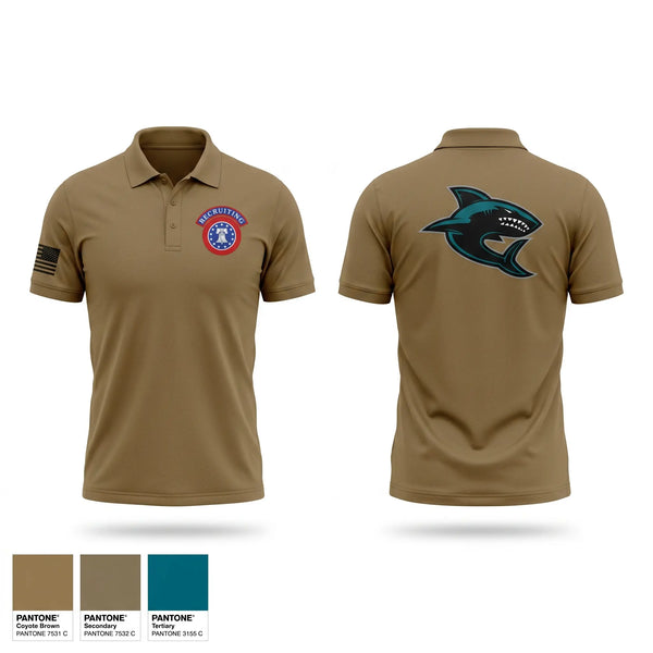 Short Sleeve Performance Polo, San Diego North Recruiting Company, Army, Teamtime, Team time, sublimation, custom sports apparel, team uniforms, spirit wear, spiritwear, sports uniforms, custom shirts, team store, custom team store, fundraiser sports, apparel fundraiser