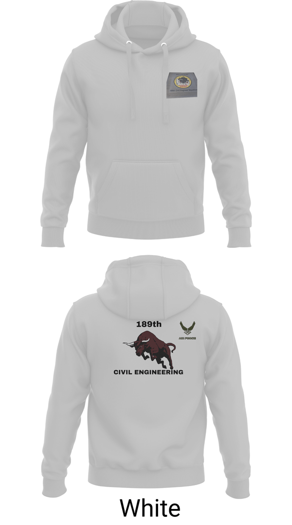 Hoodie, 189th Civil Engineering, Air Force, Teamtime, Team time, sublimation, custom sports apparel, team uniforms, spirit wear, spiritwear, sports uniforms, custom shirts, team store, custom team store, fundraiser sports, apparel fundraiser