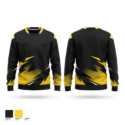 Crew Neck Sweatshirt, Cherokee, Cross Country, Teamtime, Team time, sublimation, custom sports apparel, team uniforms, spirit wear, spiritwear, sports uniforms, custom shirts, team store, custom team store, fundraiser sports, apparel fundraiser