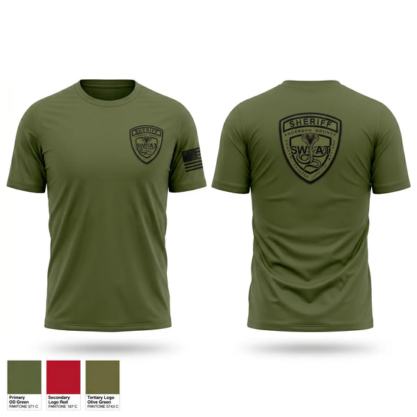 Short Sleeve Performance Shirt, Anderson County Swat, Police, Teamtime, Team time, sublimation, custom sports apparel, team uniforms, spirit wear, spiritwear, sports uniforms, custom shirts, team store, custom team store, fundraiser sports, apparel fundraiser