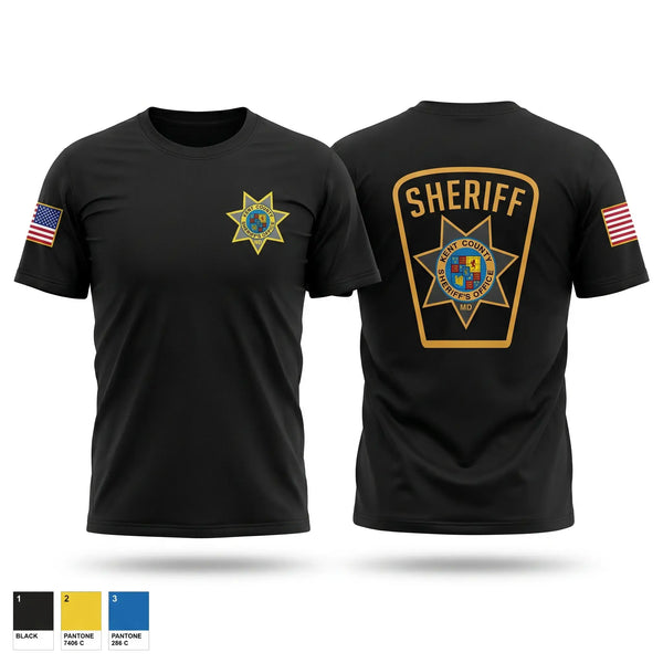 Old School Cotton Feel Shirt, Kent County Sheriff's Office, Police, Teamtime, Team time, sublimation, custom sports apparel, team uniforms, spirit wear, spiritwear, sports uniforms, custom shirts, team store, custom team store, fundraiser sports, apparel fundraiser